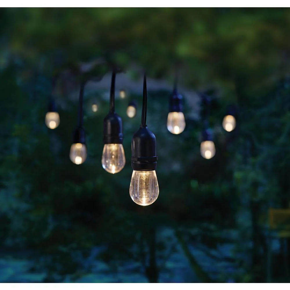 Integrated LED string light with color changing bulbs damaged box