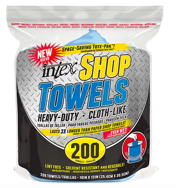 Intex 200 ct Intex Shop Towels 10 x 12 - Image 2