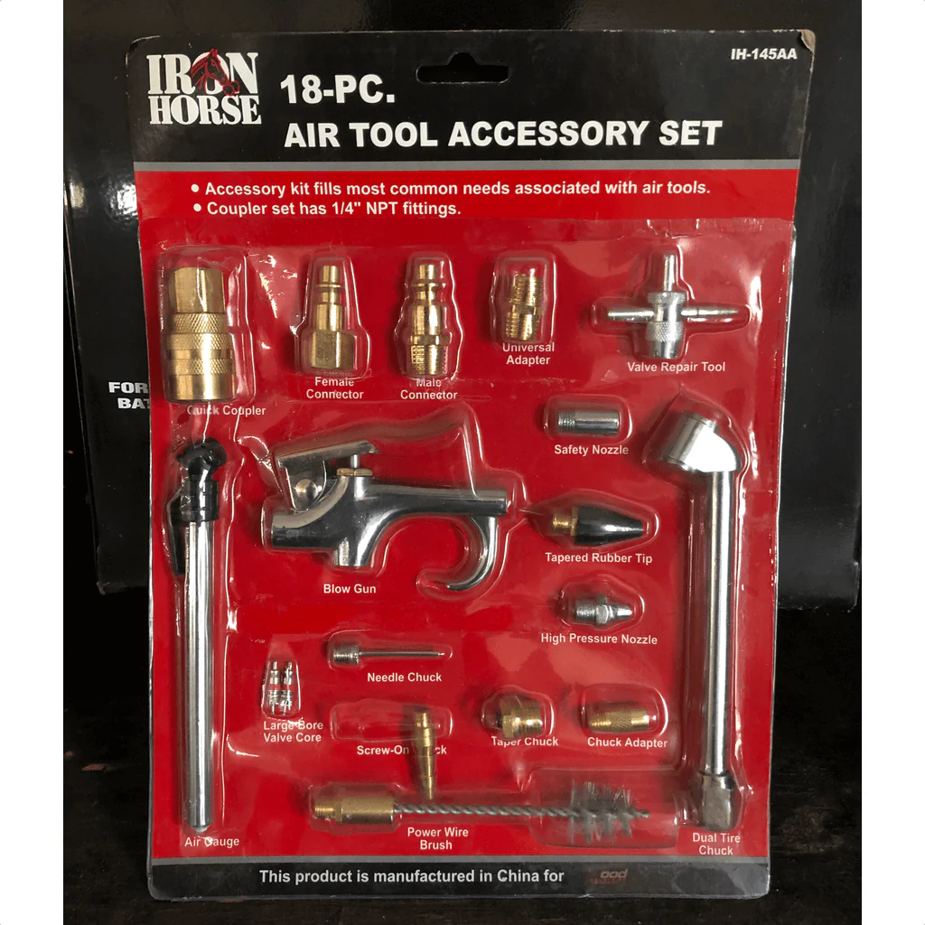 Iron Horse 18 PC Air Tool Accessory Kit - Image 2