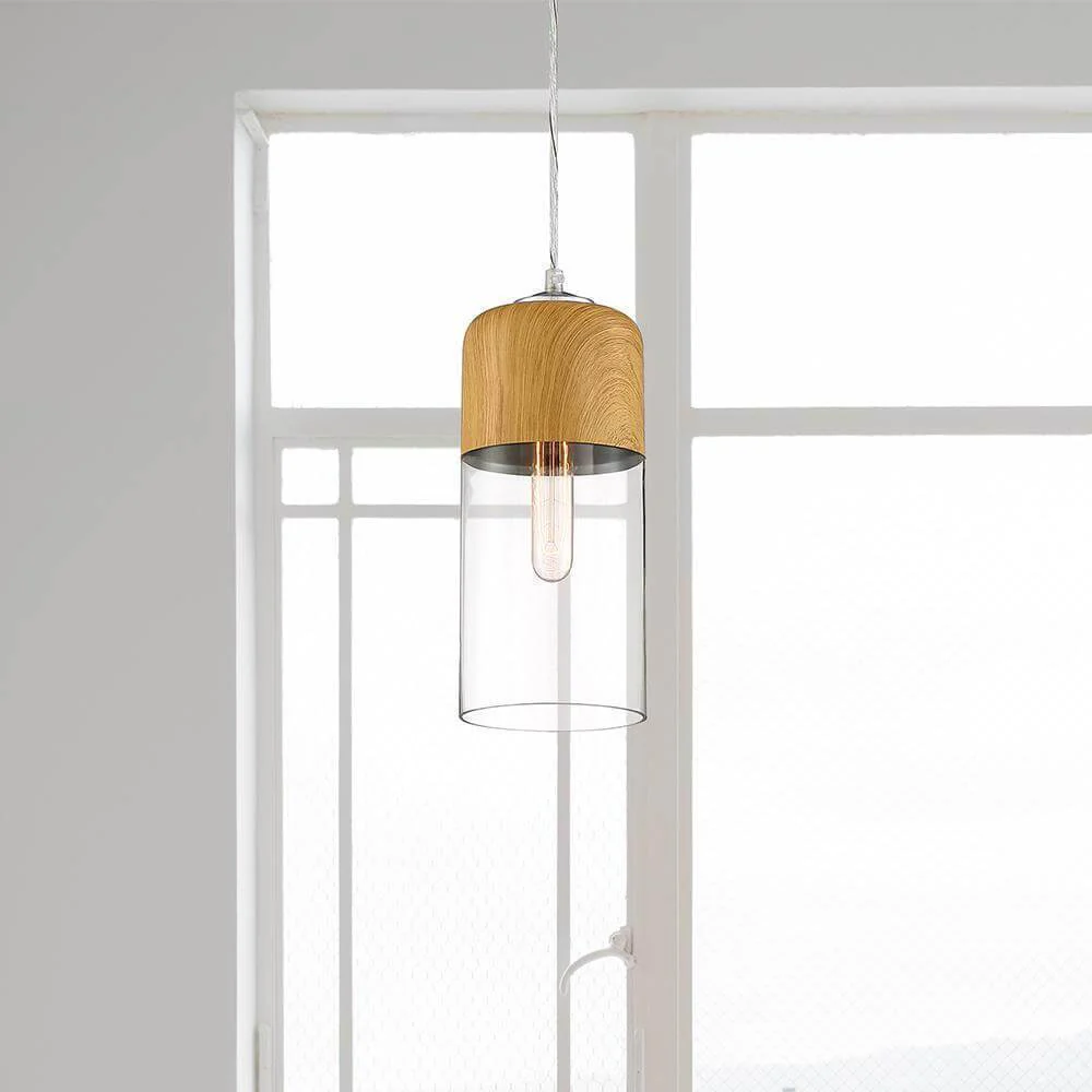 Kawena 1-Light Tropical Ash Style Finish Hanging Pendant Damaged Box - Image 2