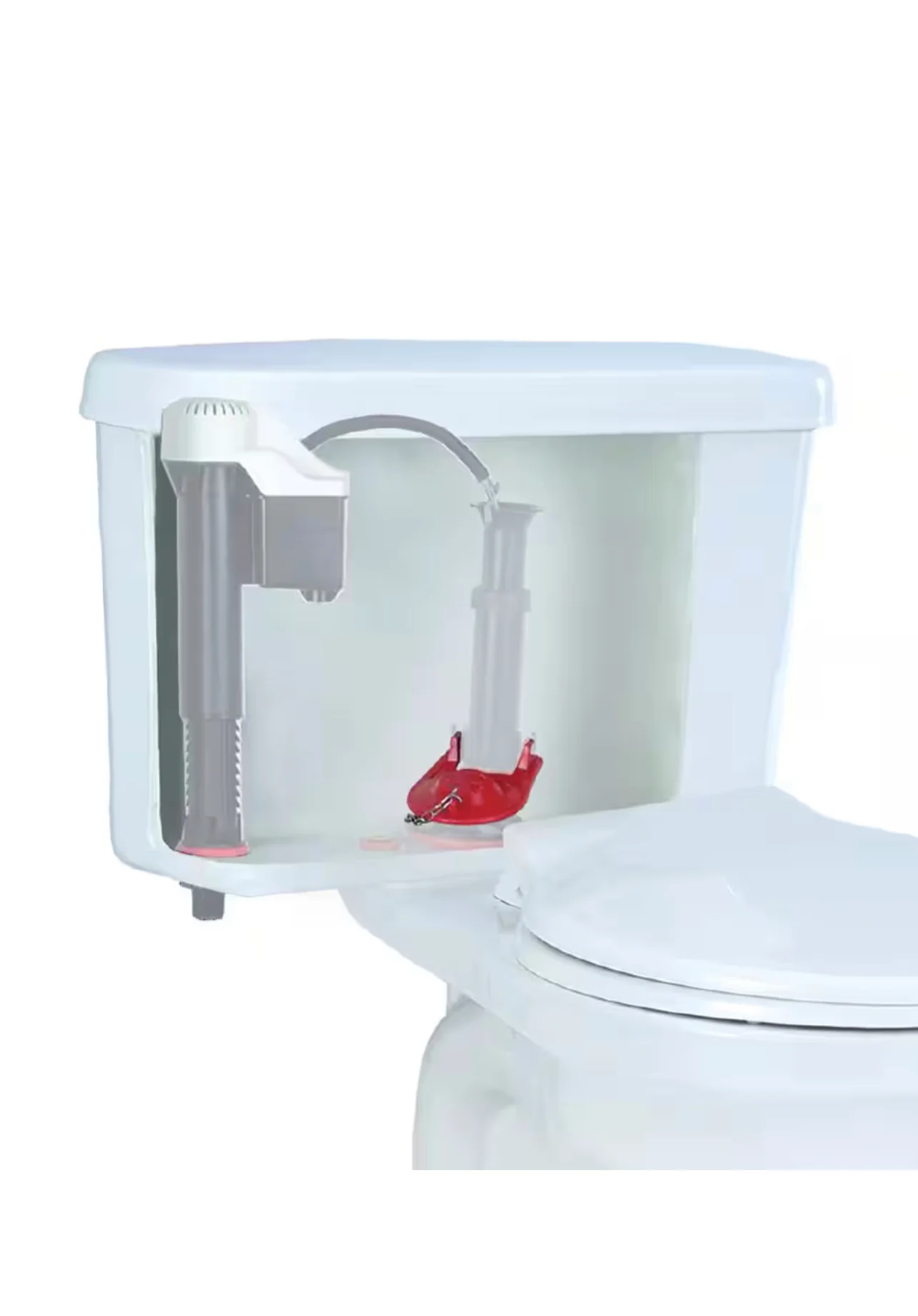 Korky Plus 2 in. Toilet Tank Flappers (3-Pack) Damaged Box - Image 2