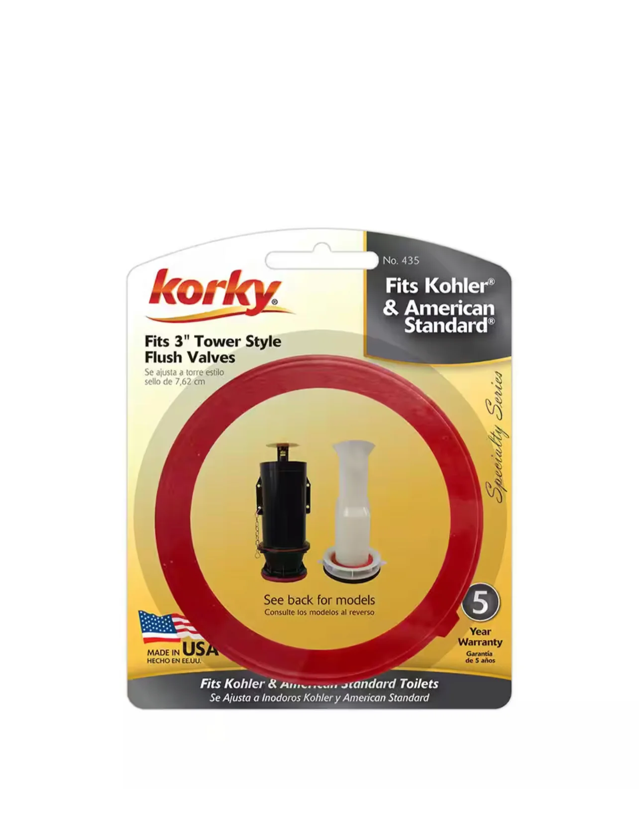 Korky Universal 3 in. Flush Valve Seal Kit Damaged Box - Image 2