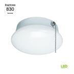 LED flush mount ceiling light with pull chain damaged box - Image 2