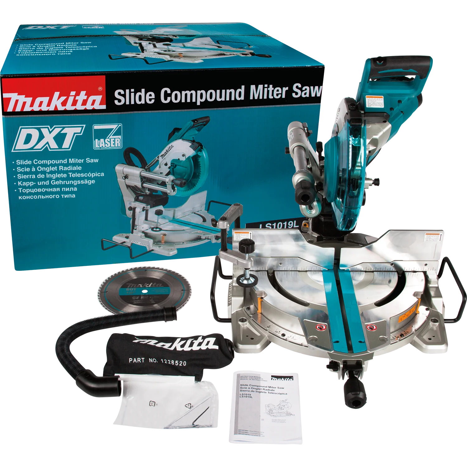 Makita 10 Inch Dual Slide Compound Miter Saw Factory Serviced - Image 7
