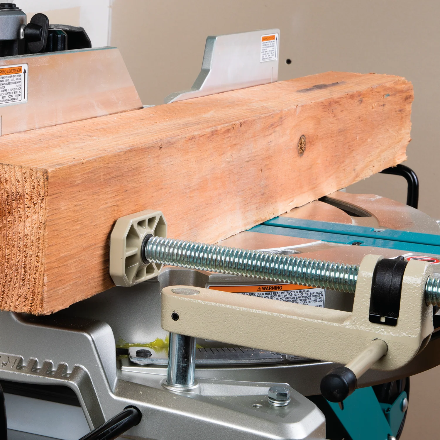 Makita 12 Inch Dual-Bevel Sliding Compound Miter Saw with Laser Factory Serviced - Image 3
