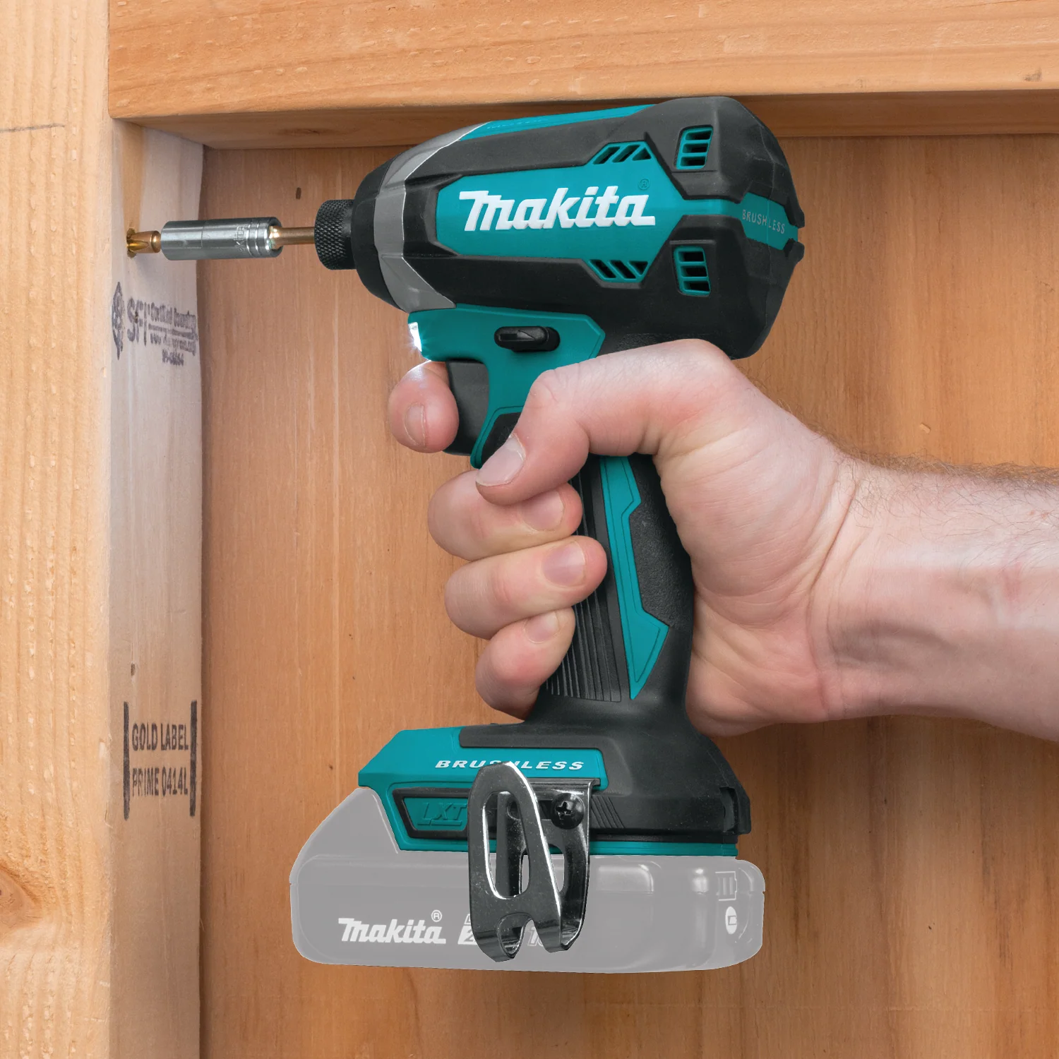 Makita 18 Volt LXT Lithium Ion Brushless Cordless Impact Driver Factory Serviced Tool Only - Image 3