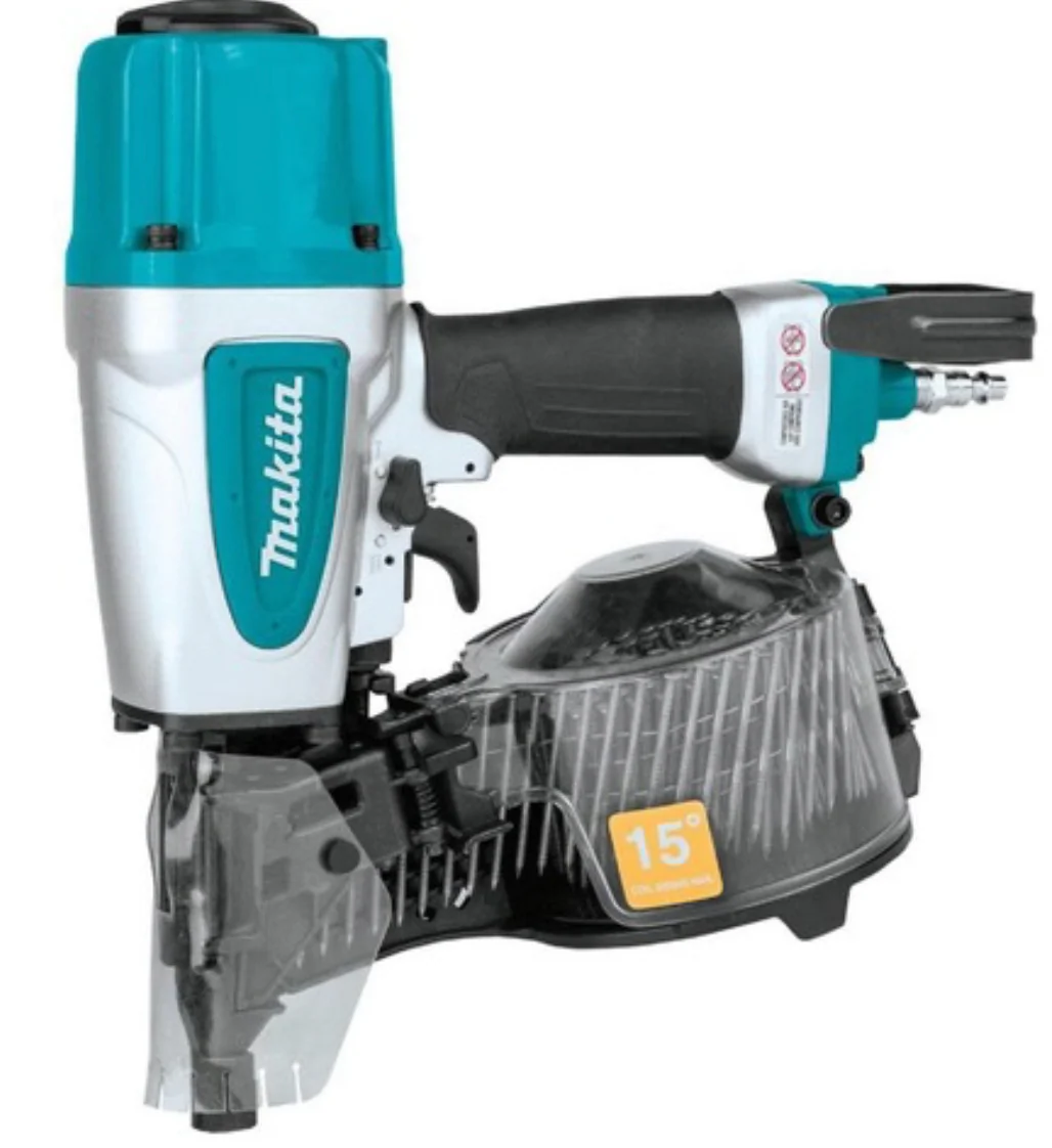 Makita 15 Degree 2 1/2 In Siding Coil Nailer Factory Serviced