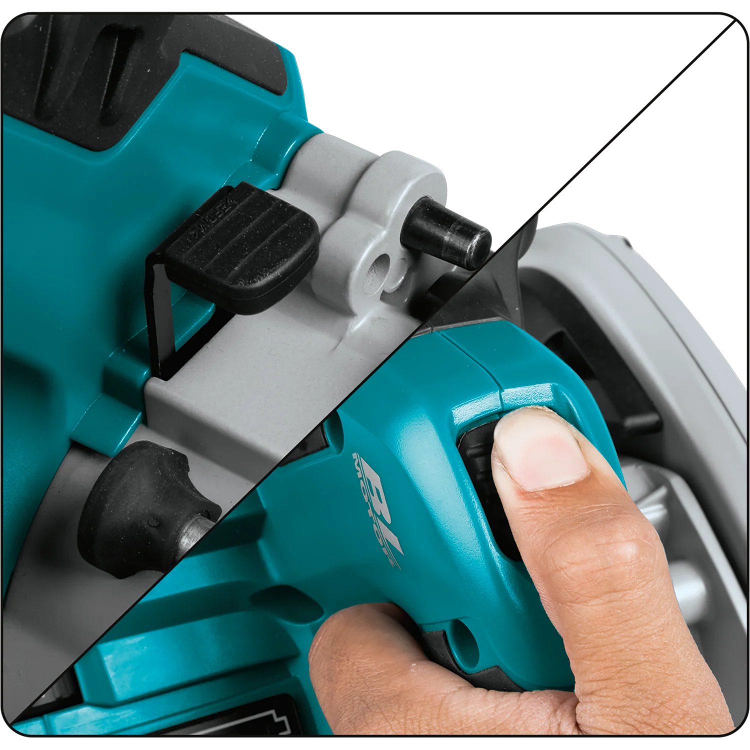 Makita 36 Volt 18V X2 Brushless 6 1/2 Inch Plunge Circular Saw Factory Serviced Tool Only - Image 15