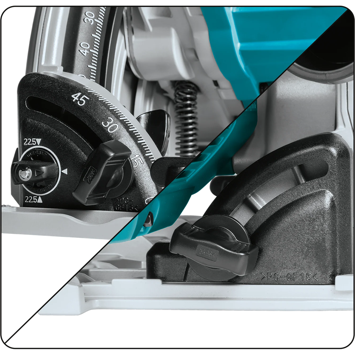 Makita 36 Volt 18V X2 Brushless 6 1/2 Inch Plunge Circular Saw Factory Serviced Tool Only - Image 7