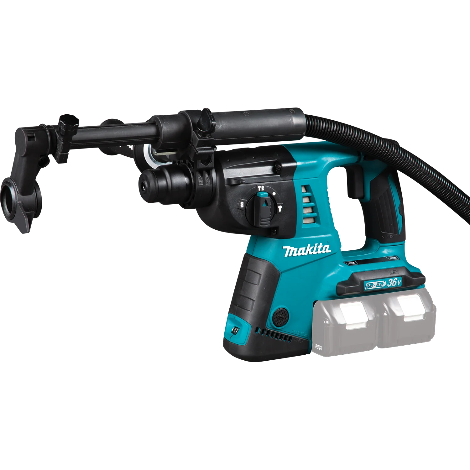 Makita 36 Volt  18V X2 LXT 1 Inch SDS Rotary Hammer Factory Serviced Tool Only - Image 4