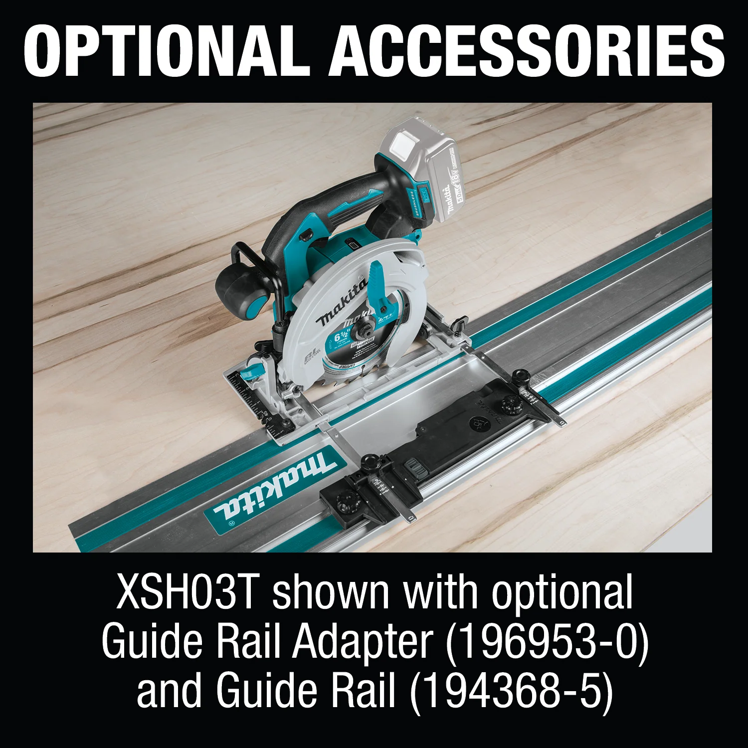 Makita 18 Volt  6.5 Inch Brushless Cordless Circular Saw Factory Serviced Tool Only - Image 10