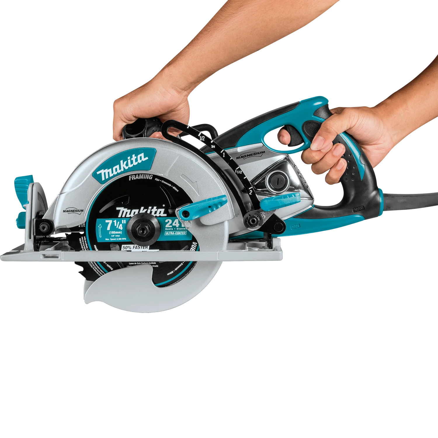 Makita Hypoid Saw 7 1/4 Inch Factory Serviced - Image 9