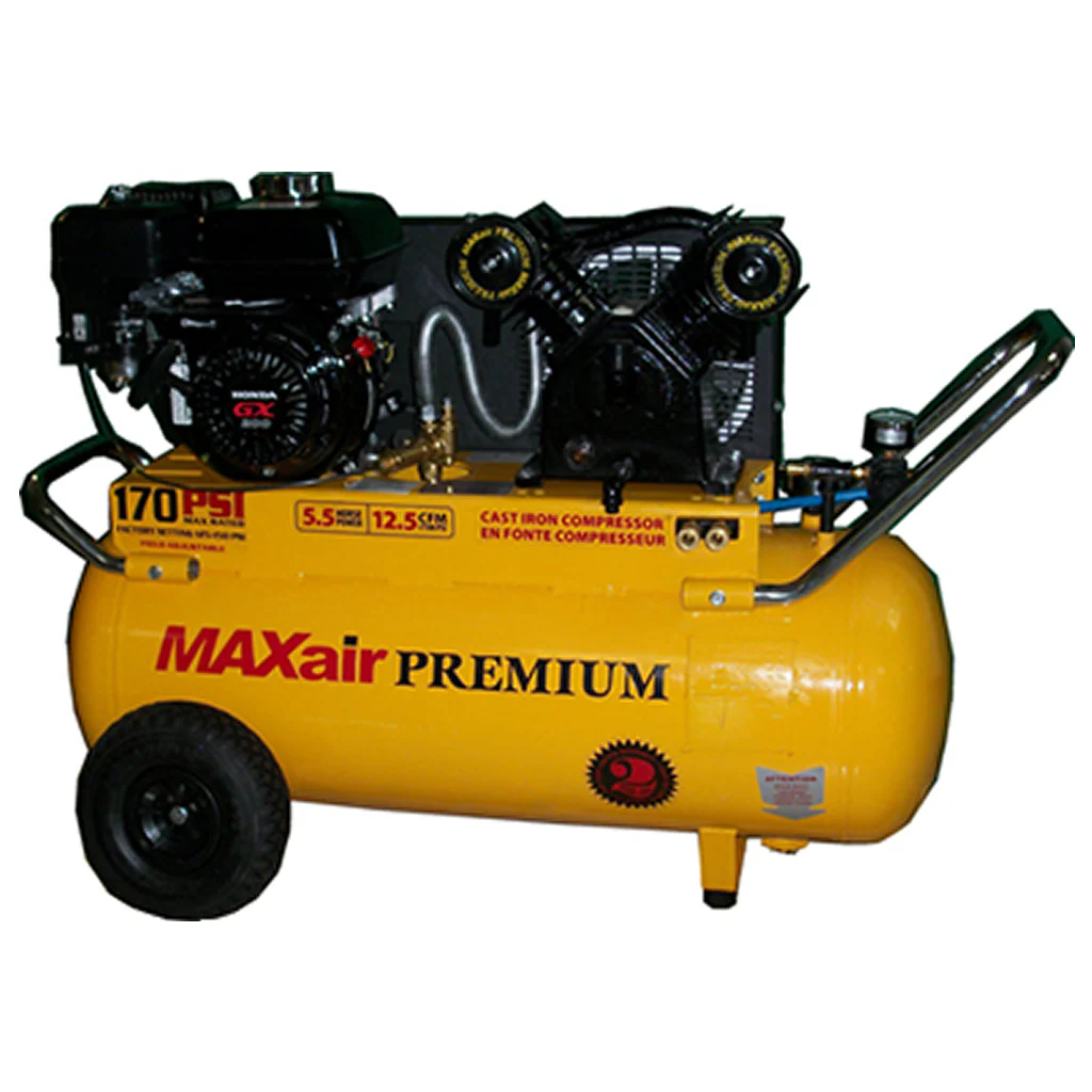 MaxAir 9 Horsepower 25 Gallon Portable Air Compressor