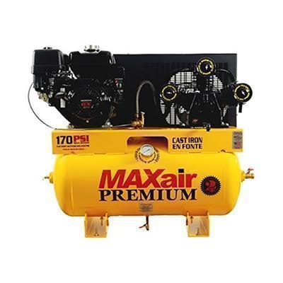 MAXair 9 Horse Power 30 Gallon Truck Mount Air Compressor With Electric Start Honda Engine