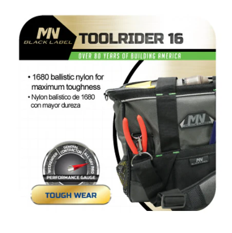 McGuire Nicholas Ballistic Tool Rider 16 Tool Bag - Image 2