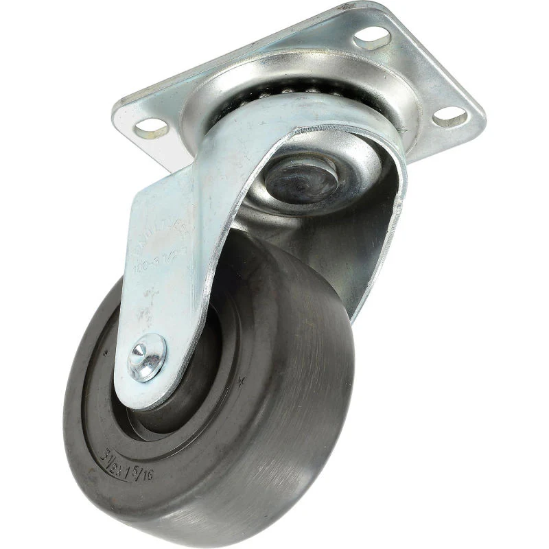 Medium Duty Swivel Plate Caster 3 1/2 Inch - Image 2