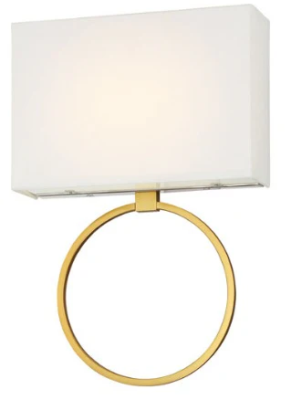 Minka-Lavery Chassell LED 13 inch Painted Honey Gold/Polish ADA Wall Sconce Wall Light *Damaged Box* - Image 2