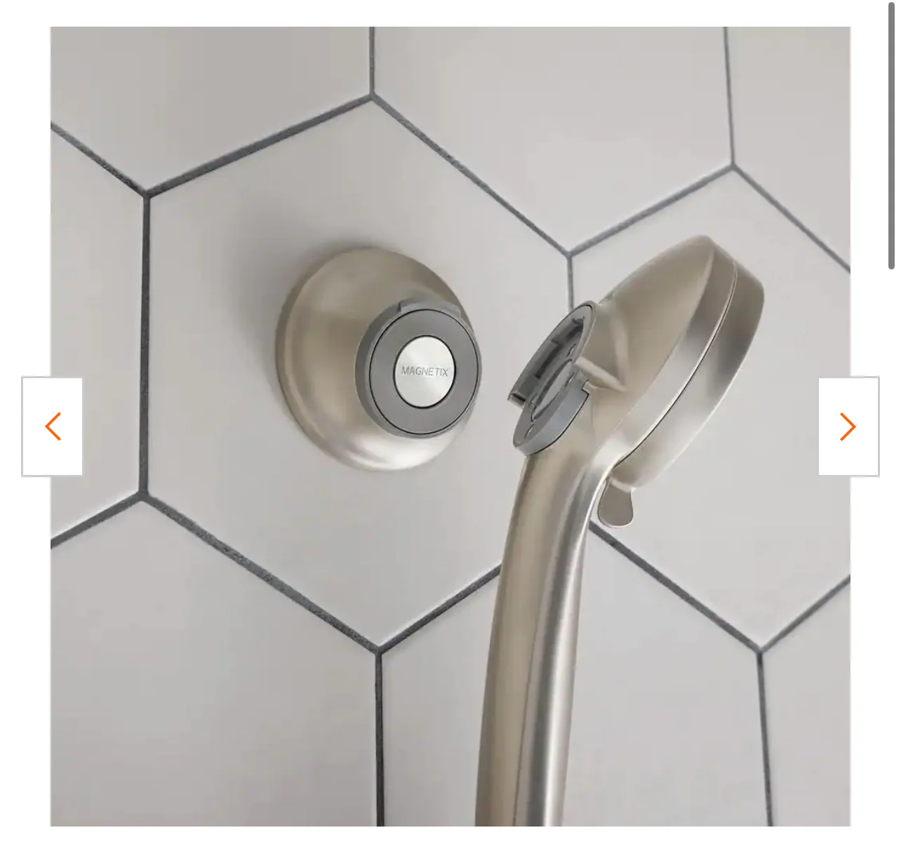 Moen Magnetix Remote Cradle for Handheld Shower in Spot Resist Brushed Nickel Damaged Box - Image 2