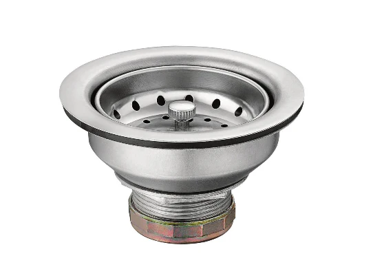 MOEN Stainless Steel 3-1/2" Basket Strainer with Drain Assembly DAMAGED BOX - Image 2