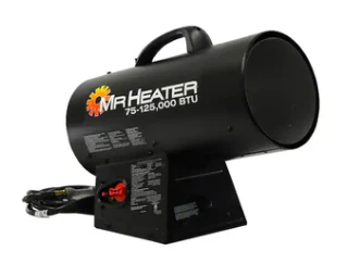 Mr. Heater 125,000 BTU Forced Air Propane Space  Heater with Quiet Burner Technology - Image 2