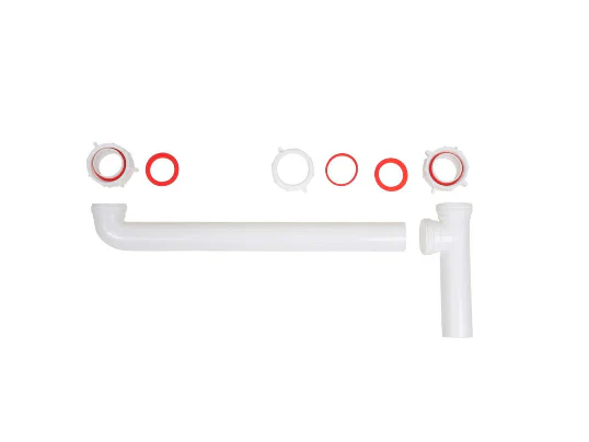 Oatey 1-1/2 in. White Plastic Slip-Joint Sink Drain Outlet Waste DAMAGED PACKAGE - Image 3