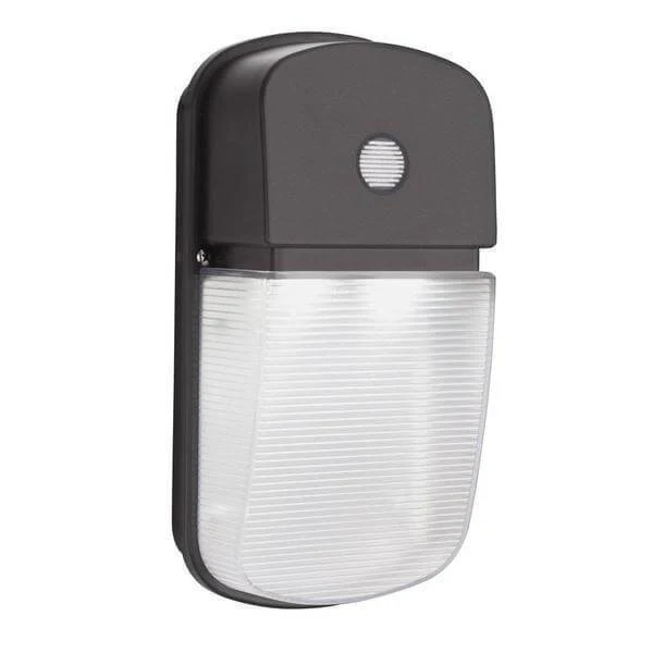 OLWP Dusk-to-Dawn Bronze Outdoor Integrated LED Wall Mount Wall Pack Light Damaged Box