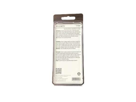 Onward Satin Nickel Chain Door Guard - Image 3