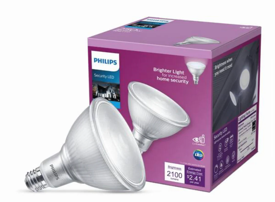 Philips 250-Watt Equivalent PAR38 Dimmable High Lumen LED Flood Light Bulb Bright White (5000K) - Damaged Box - Image 3