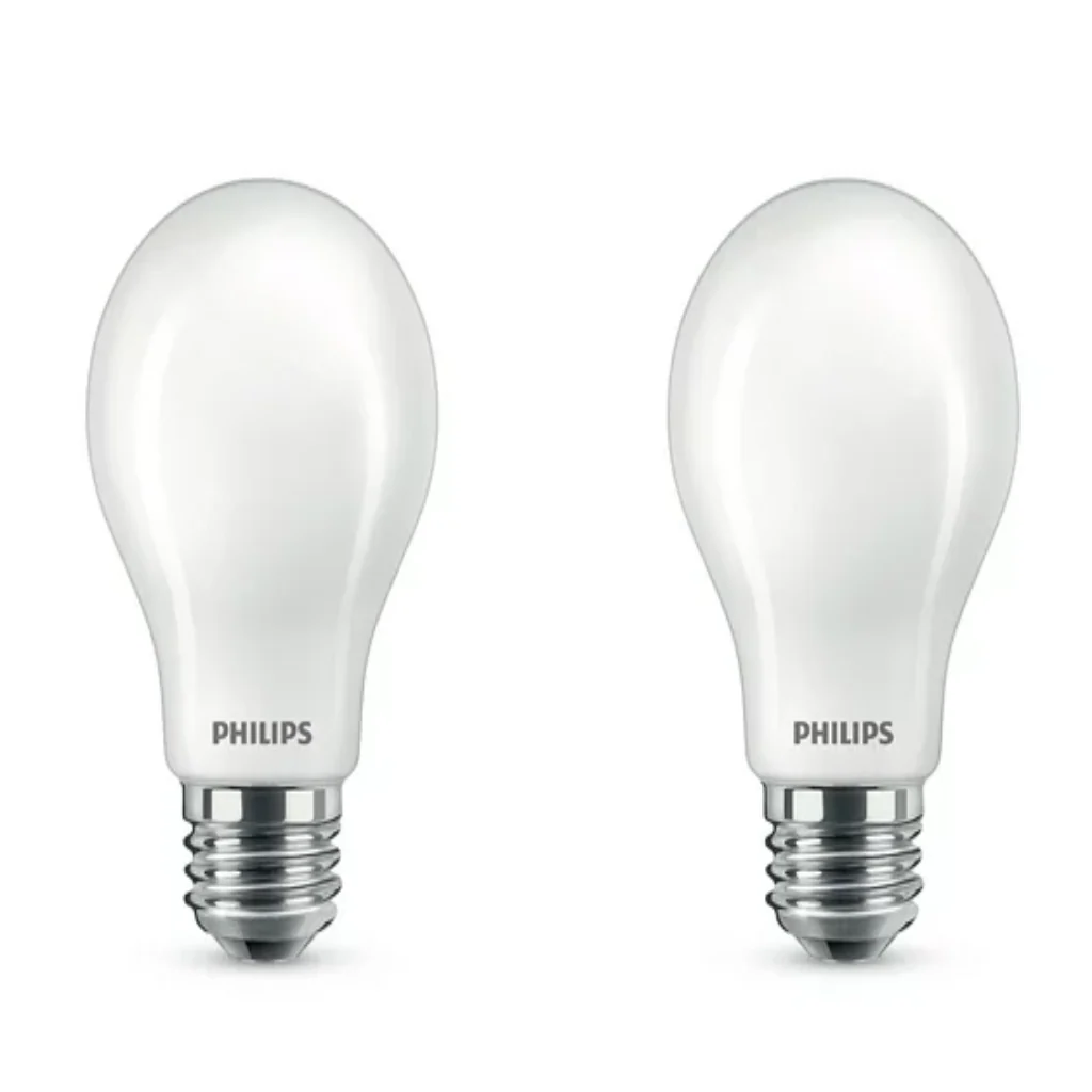 Philips LED 75 Watt A19 General Purpose Household Light Bulb Frosted Daylight Dimmable E26 Medium Base 2 Pack DAMAGED BOX - Image 2