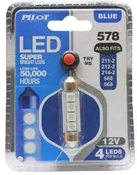 Pilot Automotive Blue LED Dome Bulb