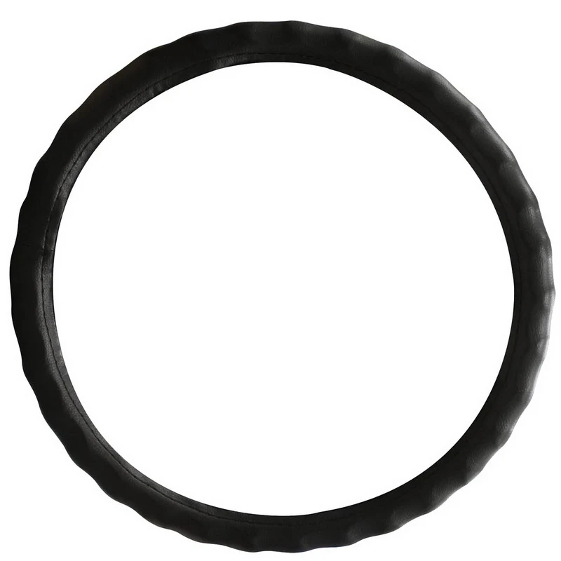 Pilot Black Leather Steering Wheel Cover - Image 2
