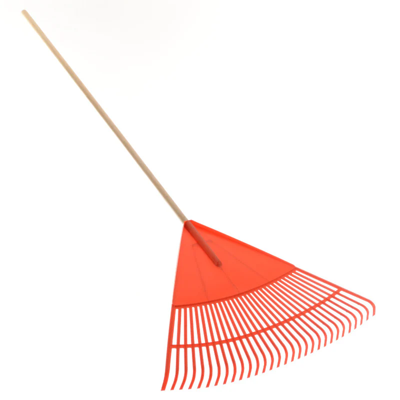 Plastic Orange 30 Teeth Plastic Rake - Image 2