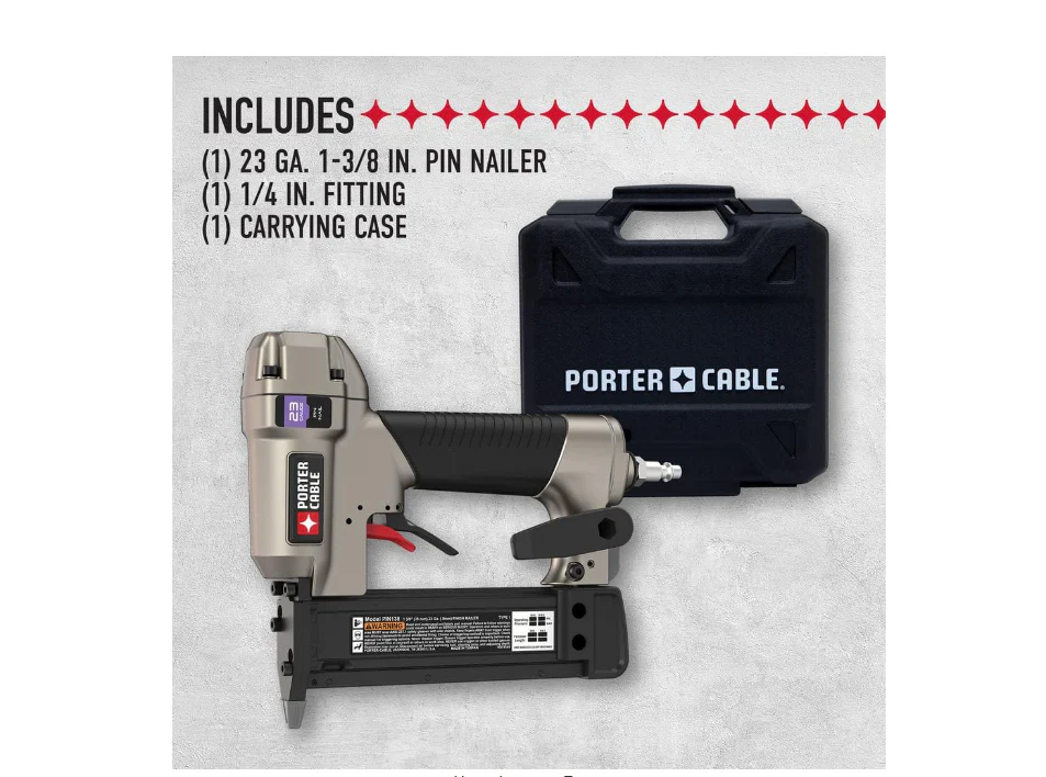 Porter Cable 23 Gauge 1 3/8 in. Pin Nailer - Image 2