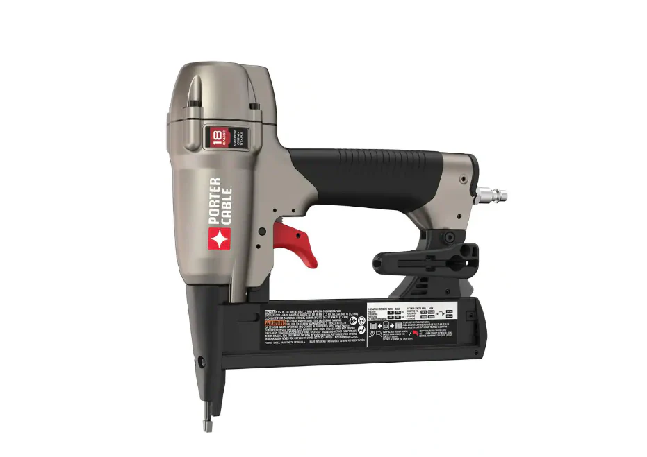 Porter Cable Pneumatic 18 Gauge 1 1/2 in. Narrow Crown Stapler Kit Used