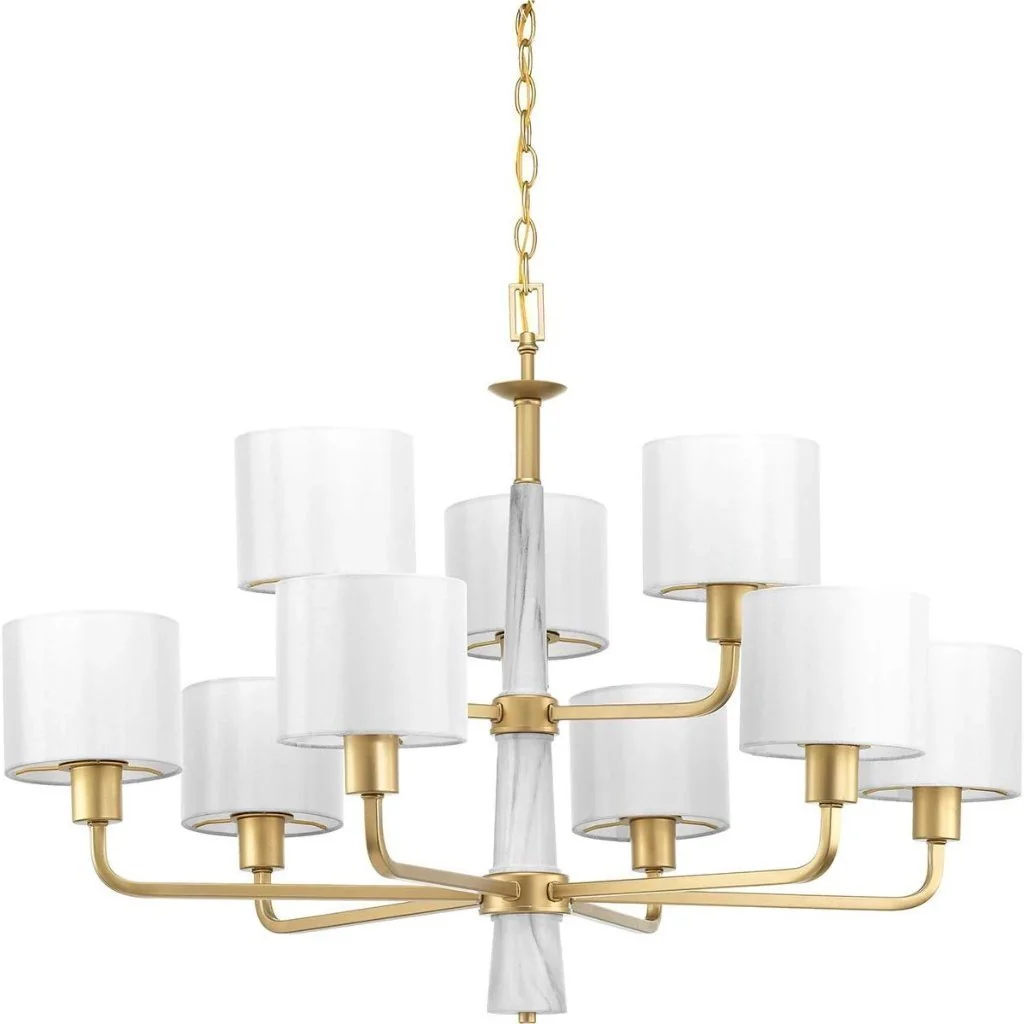 Progress Lighting Palacio Nine-Light Chandelier Damaged Box