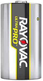 Rayovac Ultra Pro Industrial D6 Alkaline Batteries Six Pack