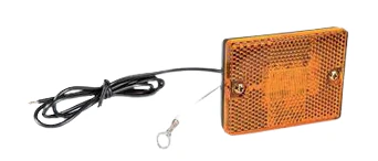 Reese 2 7/8 Inch x 2 1/8 Inch LED Stub Mound Light Amber - Image 2
