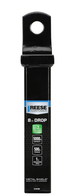 Reese Towpower 8 Inch Drop Ball Mount Bar - Image 3