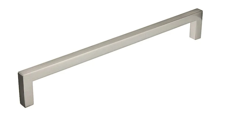 Richelieu Lambton 8-13/16-in Center to Center Brushed Nickel Rectangular Handle Drawer Pulls *DAMAGED BOX* - Image 2