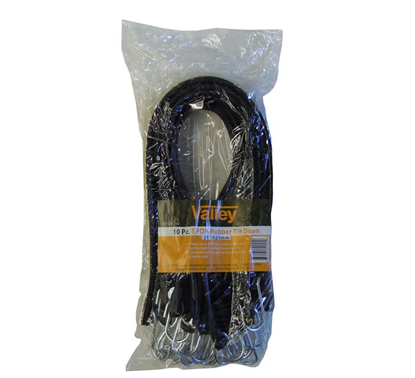 Valley 10pc Rubber Bungee Cords 21 Inches Out Of Stock 1-6-21 - Image 2