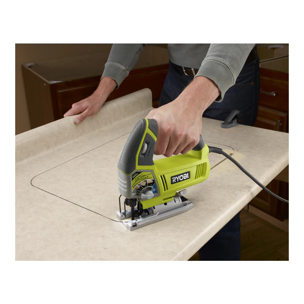 Ryobi 4.8 Amp Corded Variable Speed Orbital Jig Saw Damaged Box - Image 3