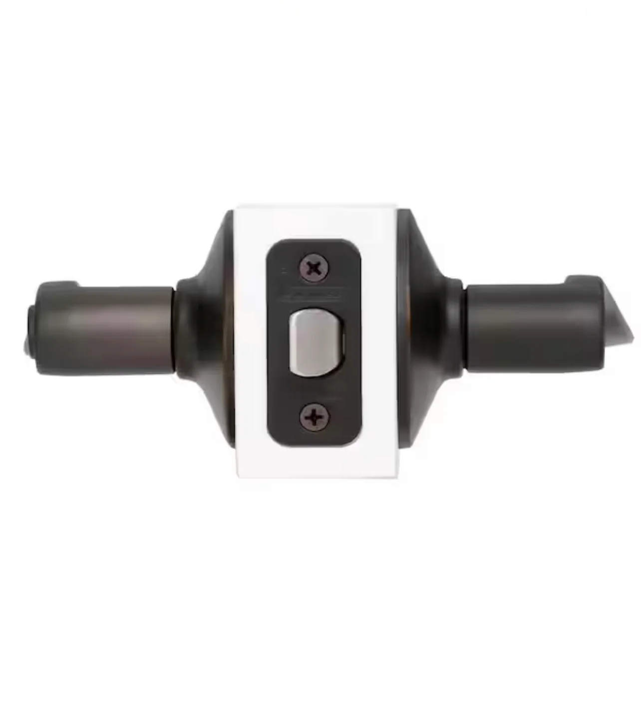 Schlage Accent Aged Bronze Privacy Bed/Bath Door Handle Damaged Box - Image 2