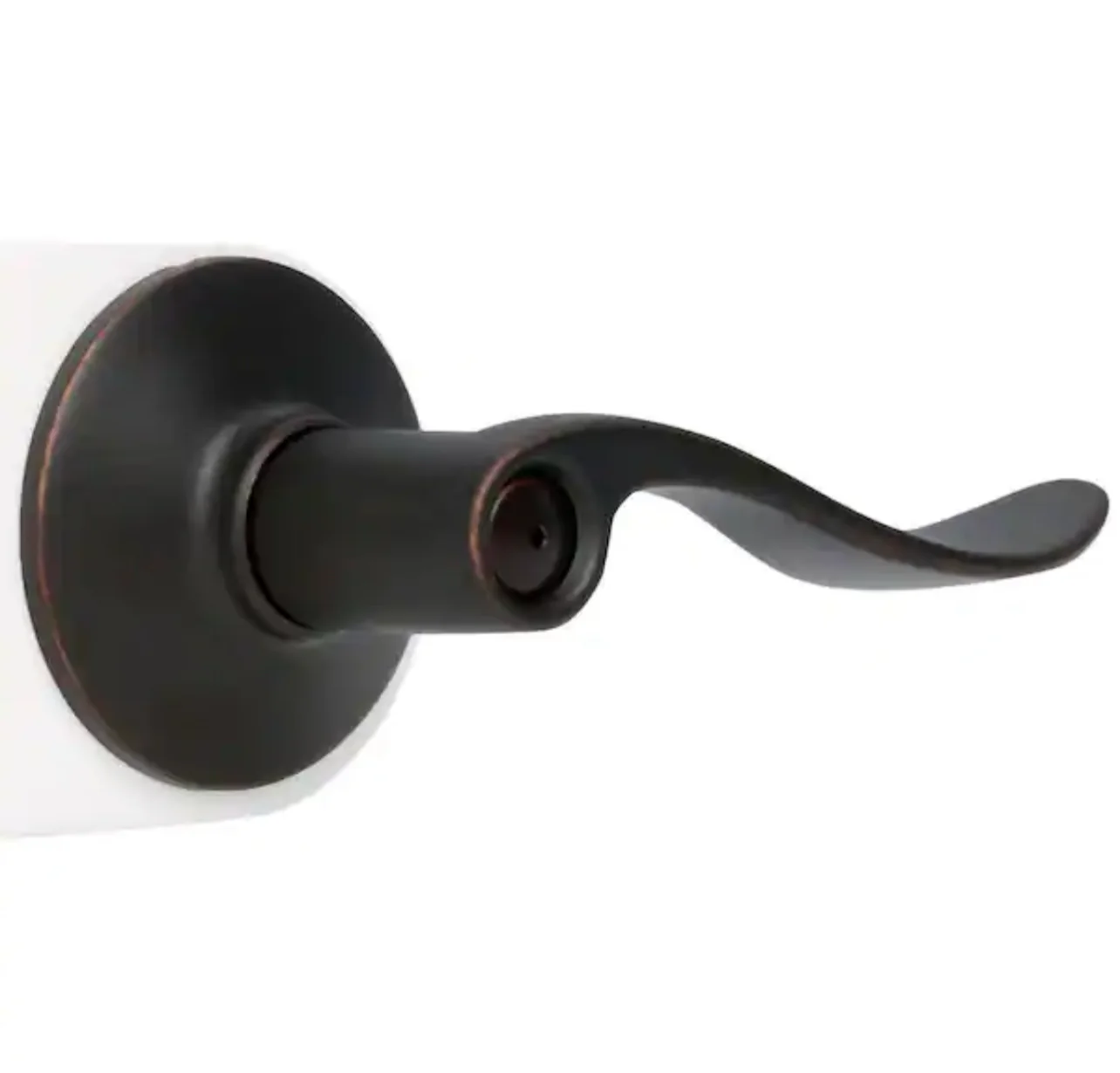 Schlage Accent Aged Bronze Privacy Bed/Bath Door Handle Damaged Box - Image 3