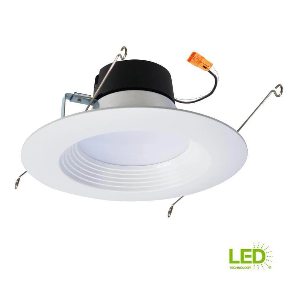 Halo LT 5 inch and 6 inch White Integrated LED Recessed Ceiling Light Retrofit Trim at 2700K Warm White Damaged Box - Image 2
