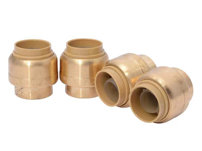 SharkBite 1/2 in. Push-to-Connect Brass End Stop Fitting Pro Pack (4-Pack) DAMAGED BOX - Image 2