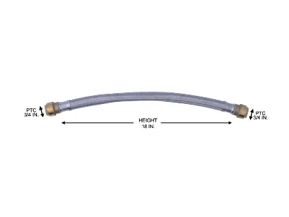 SharkBite 3/4 in. Push-to-Connect x 18 in. Flexible Repair Hose - Image 4