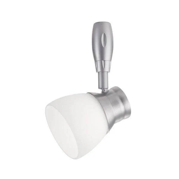 Silver Flex LED Track Head Lighting with Frosted Glass Damaged box
