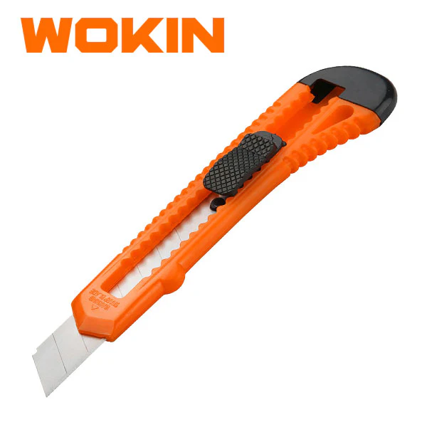 Wokin Snap Off Blade Knife With Push Button - Image 2