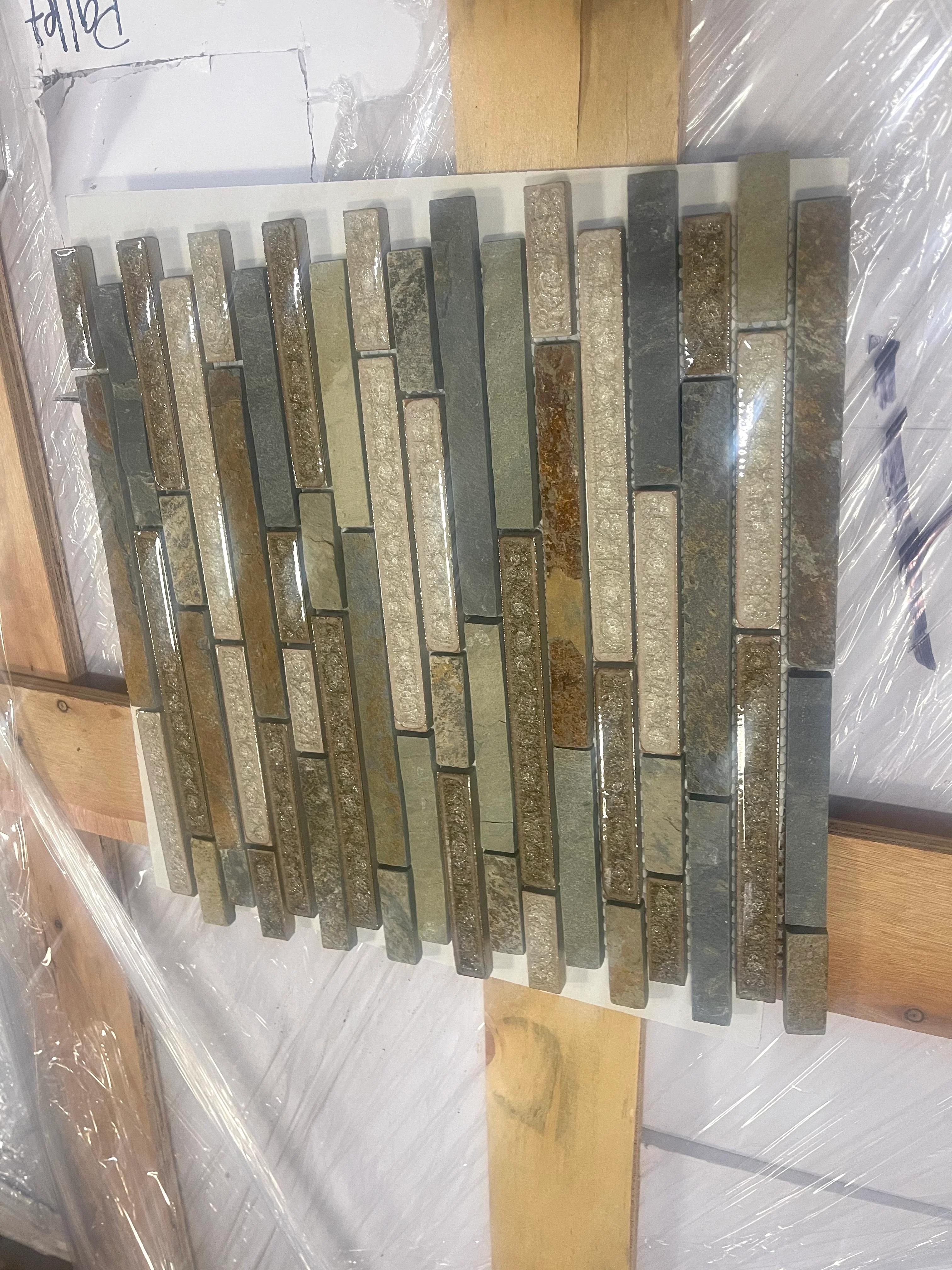Soci Montana Blend Random Brick Mosaic (Sold By The Box)