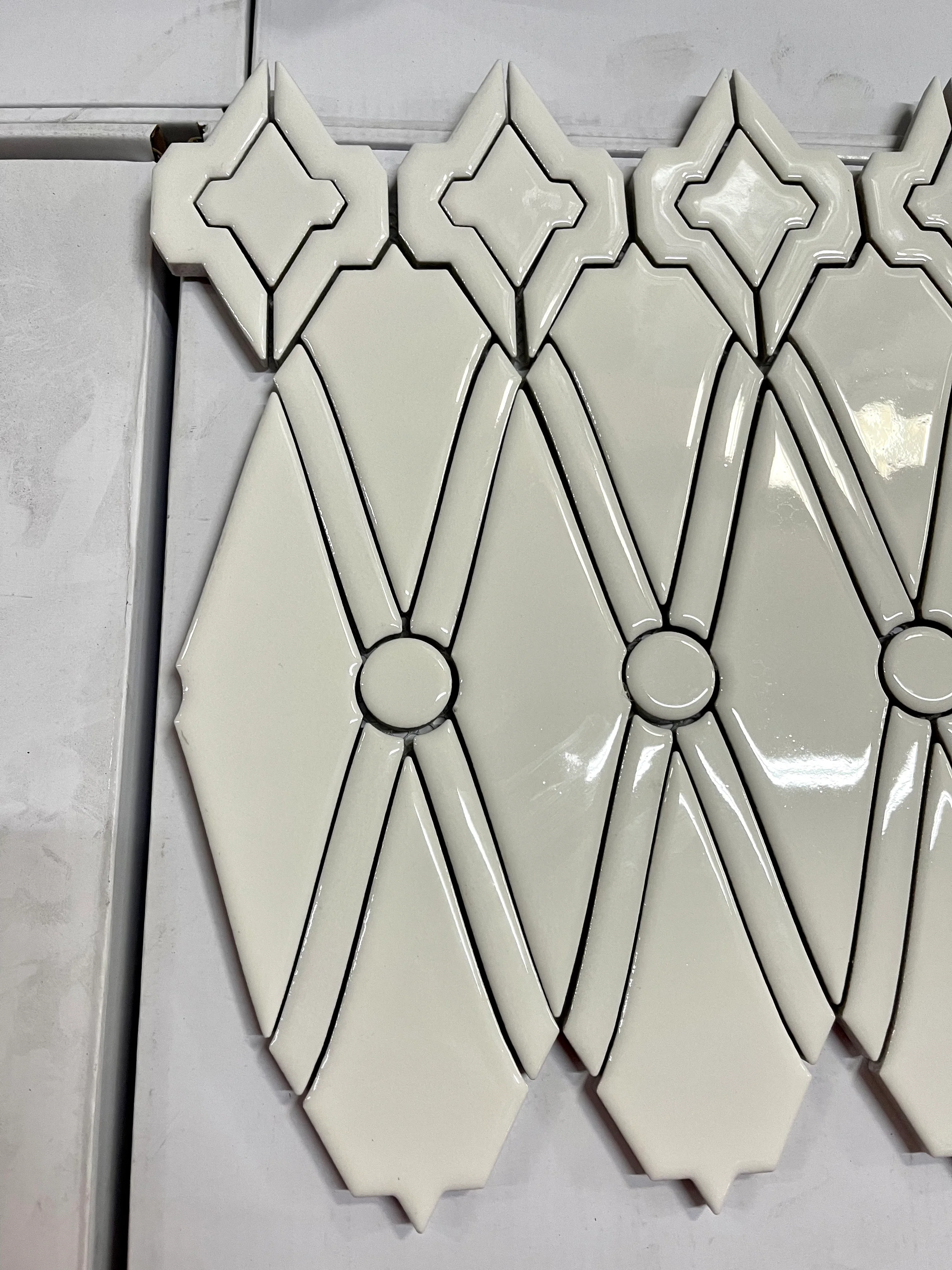 Soci Mosaic Tile Eggshell Dart Pattern (Sold By The Box) - Image 3